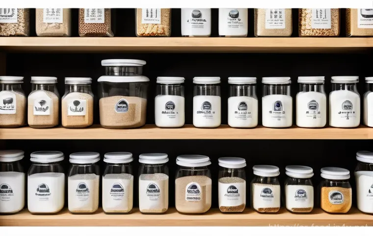 프리미엄 밀가루 브랜드 비교 - **Flour's Culinary Versatility**
    A clean, well-organized kitchen countertop with three distinct,...